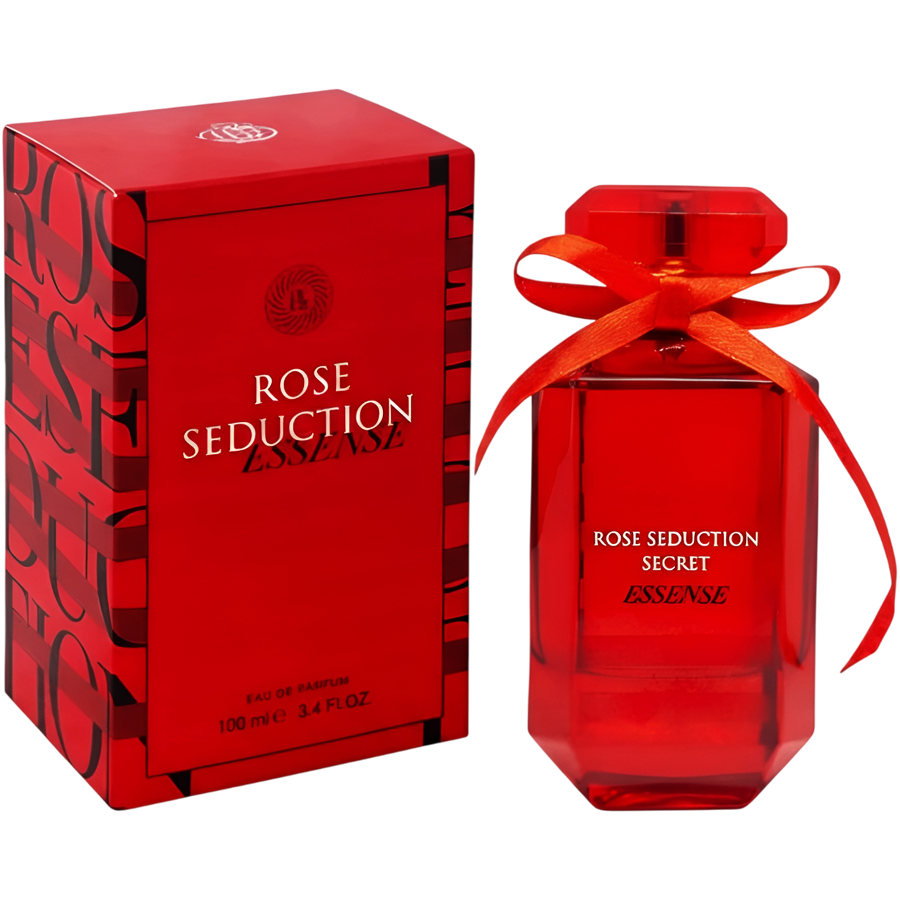 ادو پرفیوم رز سداکشن سکرت اسنس از برند فراگرنس ورد (Fragrance World Rose Seduction Secret Essence EDP 100ml)